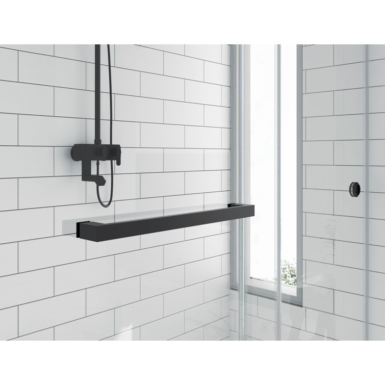 iGlass Shower Door 60'' W x 80'' H Double Sliding Frameless Shower Door